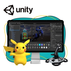 Мир игр на Unity 2D на популярном движке + AI-помощники - КИБЕРшкола программирования для детей, компьютерные курсы для школьников, начинающих и подростков - KIBERone г. Владикавказ