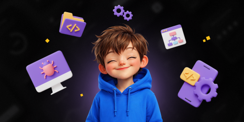 Идеальный сайт с нуля: код, дизайн и AI-помощник - КИБЕРшкола программирования для детей, компьютерные курсы для школьников, начинающих и подростков - KIBERone г. Владикавказ